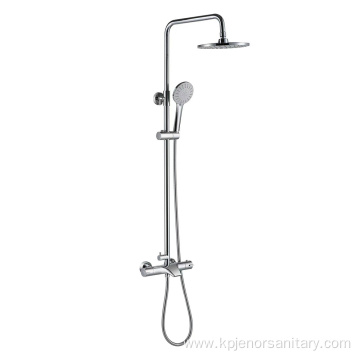 Thermostatic Exposed shower set chrome faucet